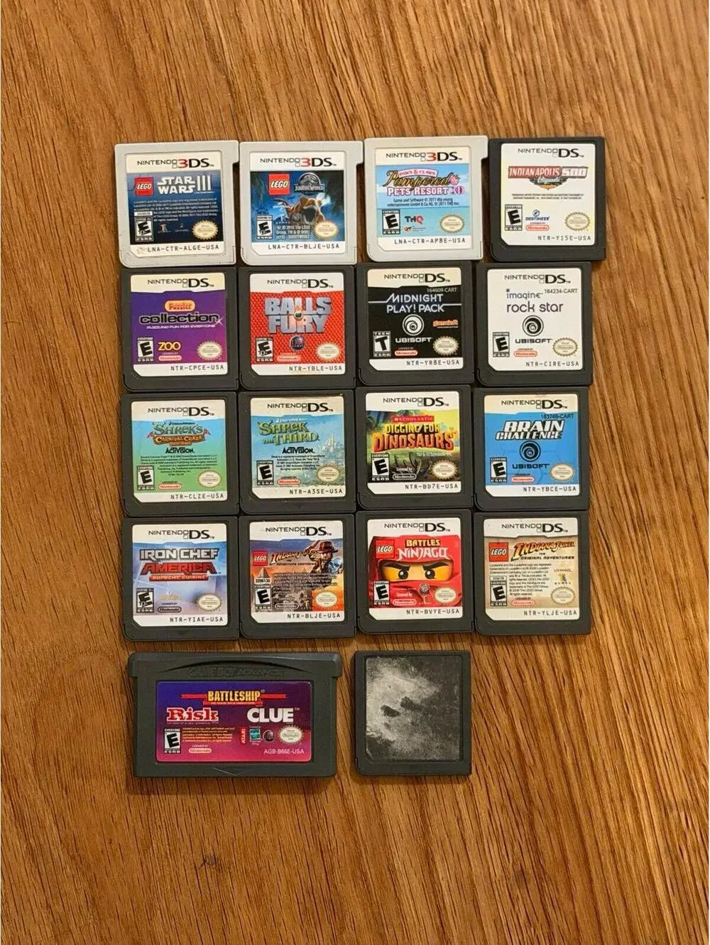 18 random Ds/3ds/Gba games